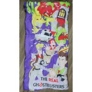 Vintage 80’s Real Ghostbusters Sleeping Bag USA Camping Sleepovers Halloween